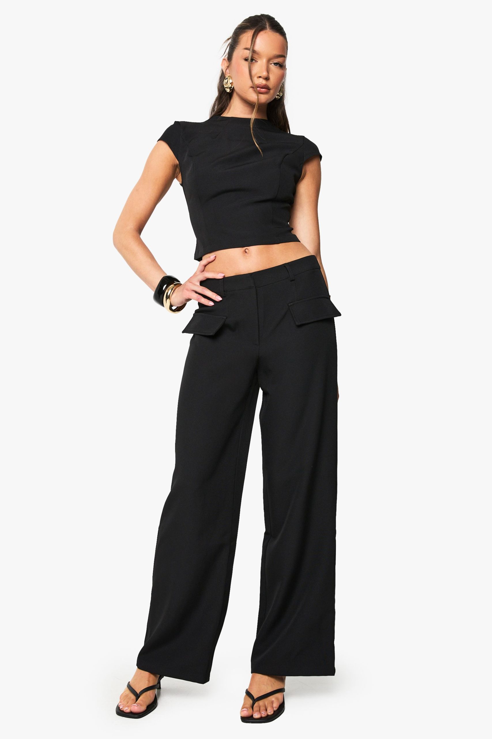 High Neck Tailored Top - Image 3
