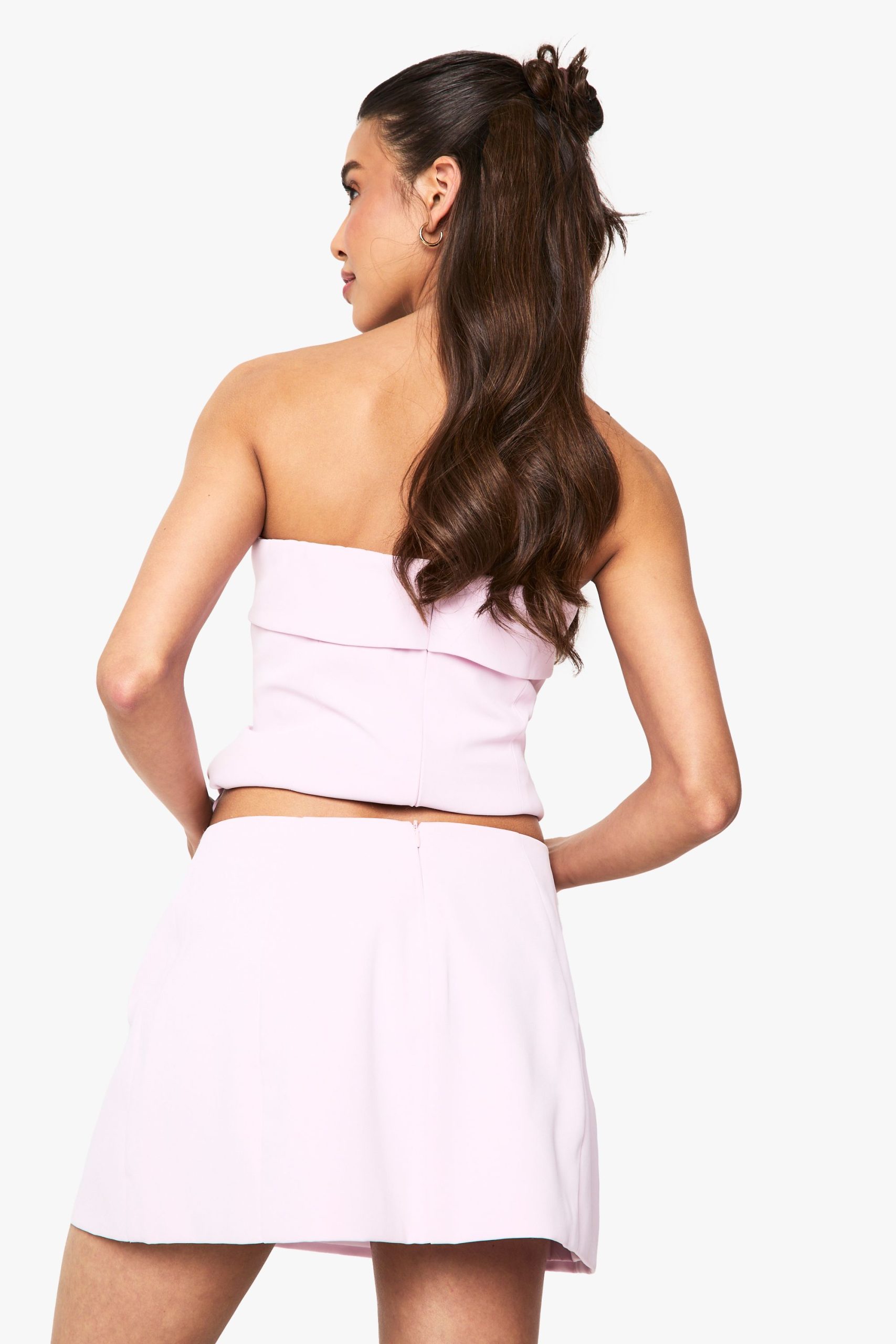 Pocket Detail Tailored Mini Skirt - Image 2