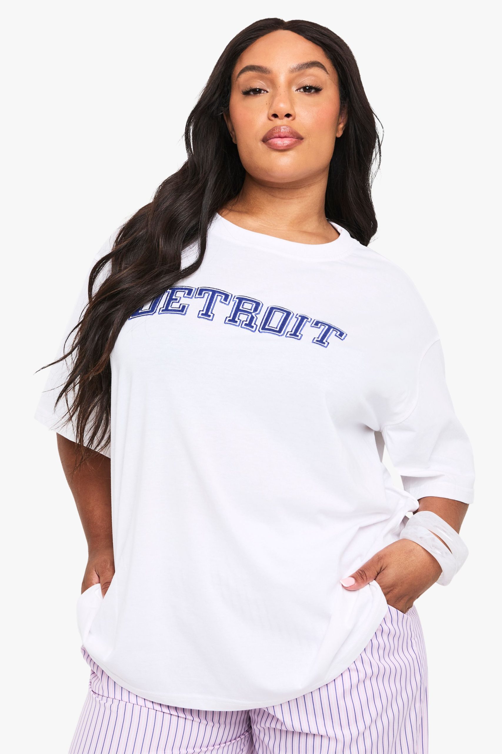 Plus Detroit Oversized T-Shirt