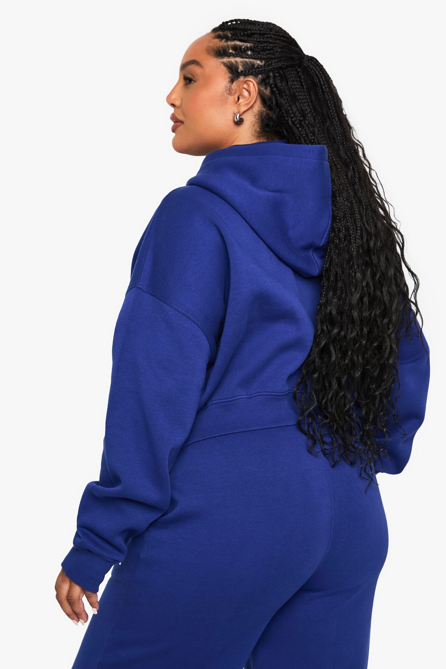 Plus Detroit Oversized Zip Up Hoodie - Image 2