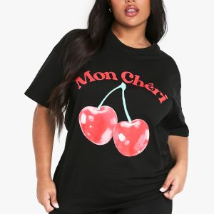 Plus Mon Cheri Oversized T-Shirt