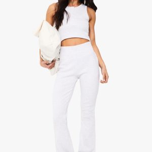 Basic Rib Flared Legging