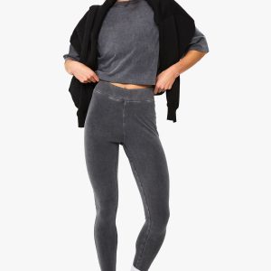 Acid Wash High Waist Legging