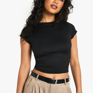 Super Soft Cap Sleeve Fitted T-Shirt