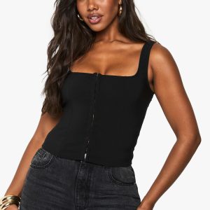 Hook And Eye Corset Top