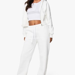 Cinched Waist Hoodie Straight Leg Tracksuit