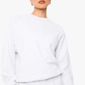 Raglan Seam Oversized Sweatshirt