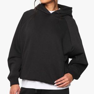 Raglan Seam Oversized Hoodie