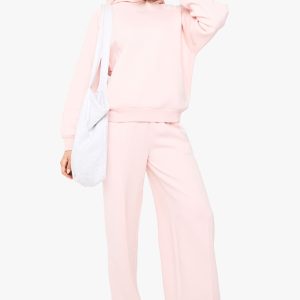 Pintuck Detail Straight Leg Jogger