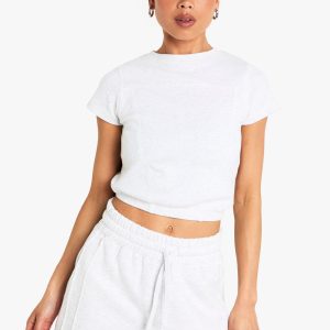 Seam Detail Cap Sleeve Top