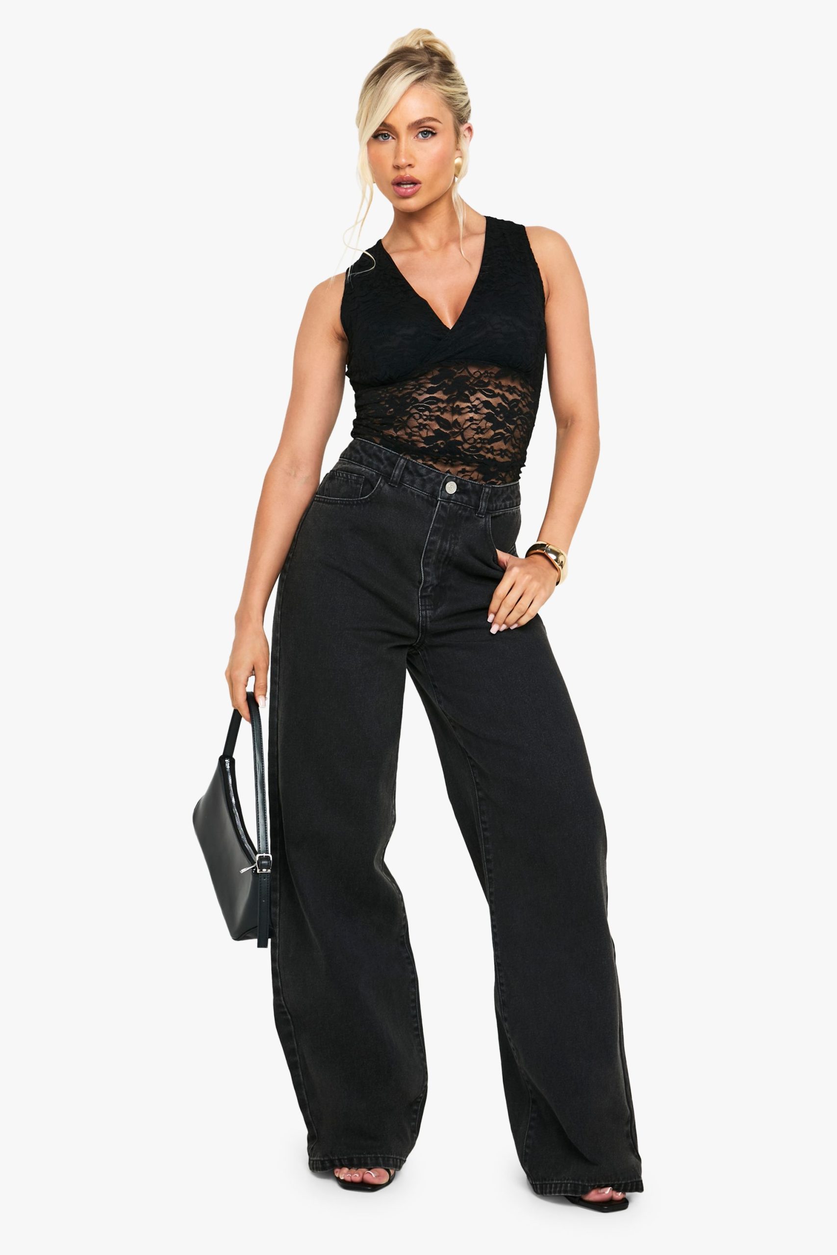 Lace Wrap Over Bodysuit - Image 3