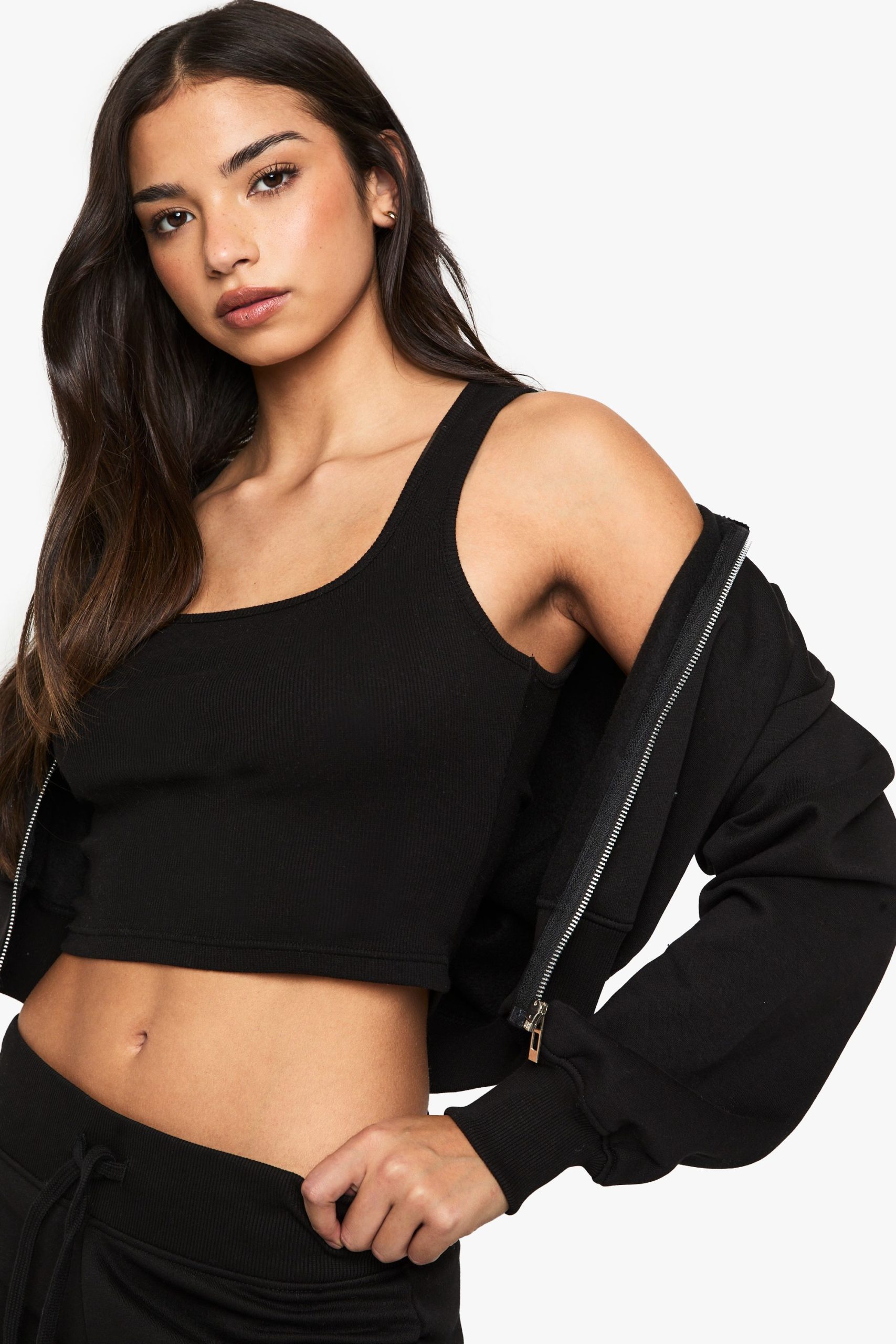 Shrunken Flared Jogger 3 Piece Tracksuit - Image 4