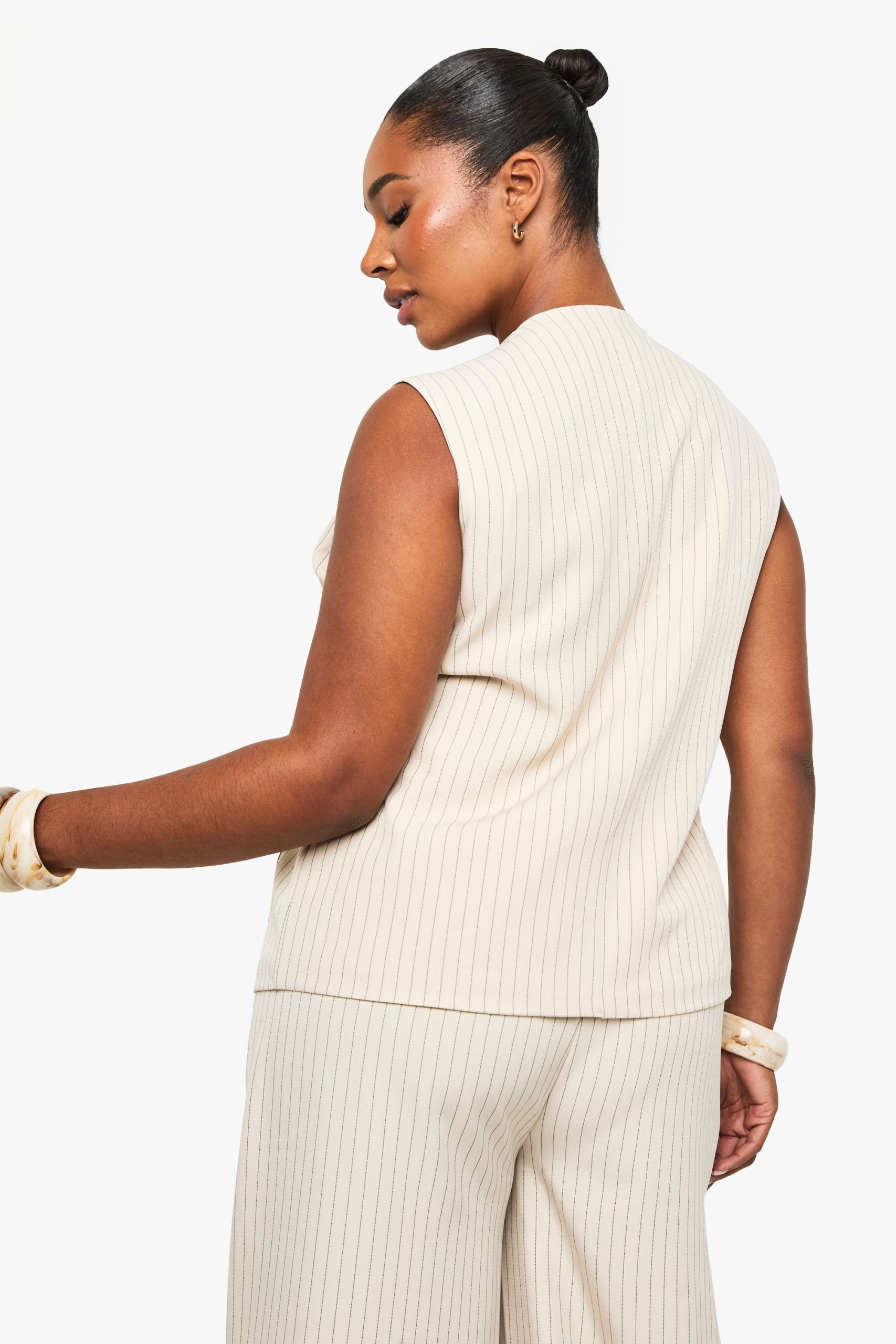 Plus Tailored Button Down Waistcoat - Image 2