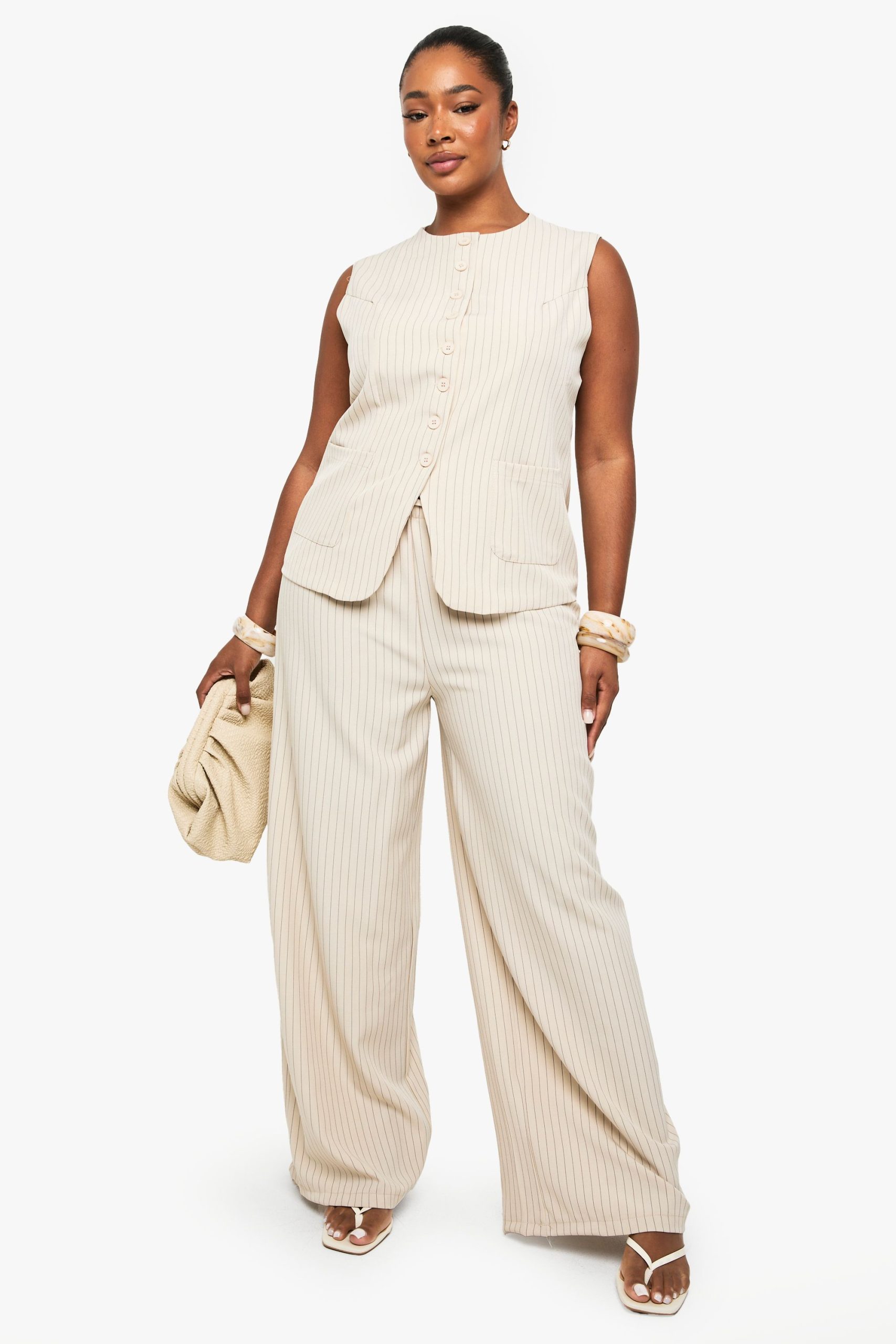 Plus Tailored Button Down Waistcoat - Image 3