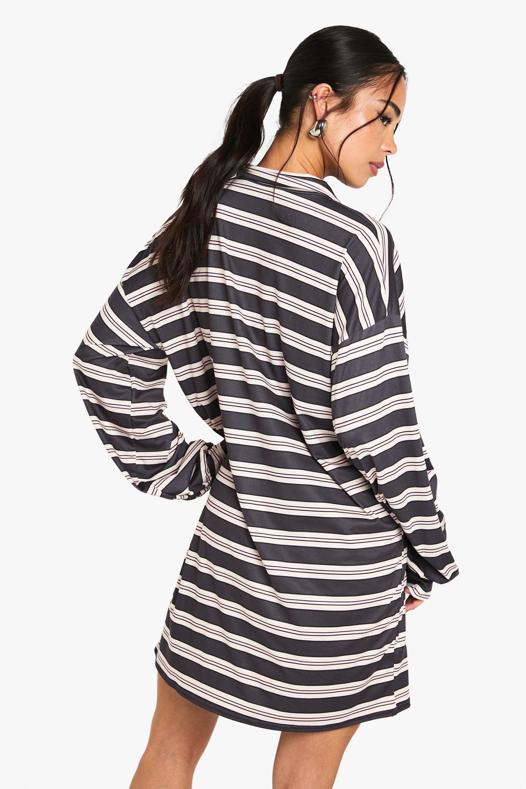 Stripe T Shirt Dress - Image 2