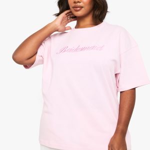 Plus Bridesmaid Oversized T-Shirt