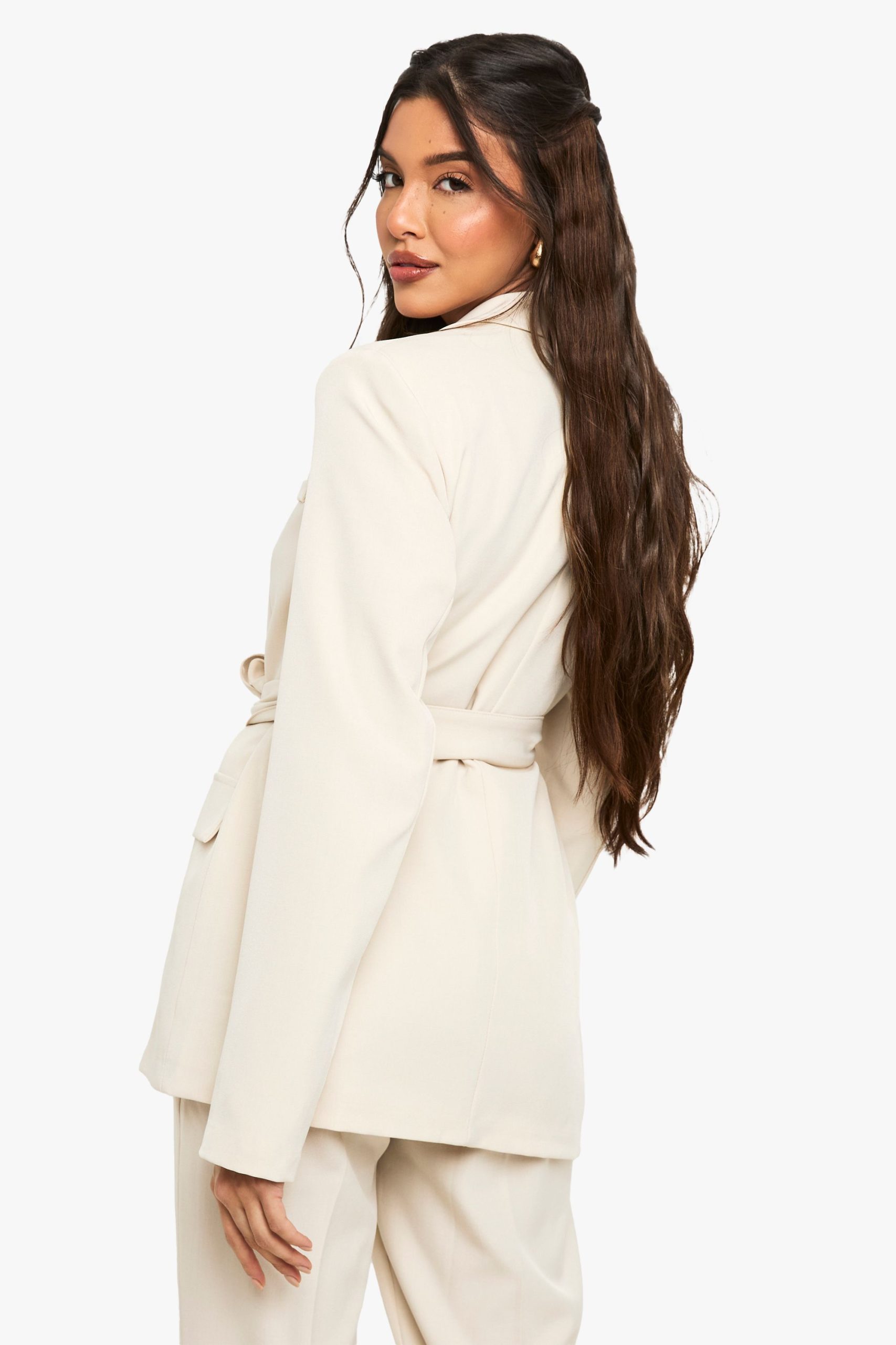 Obi Tie Waist Blazer - Image 2