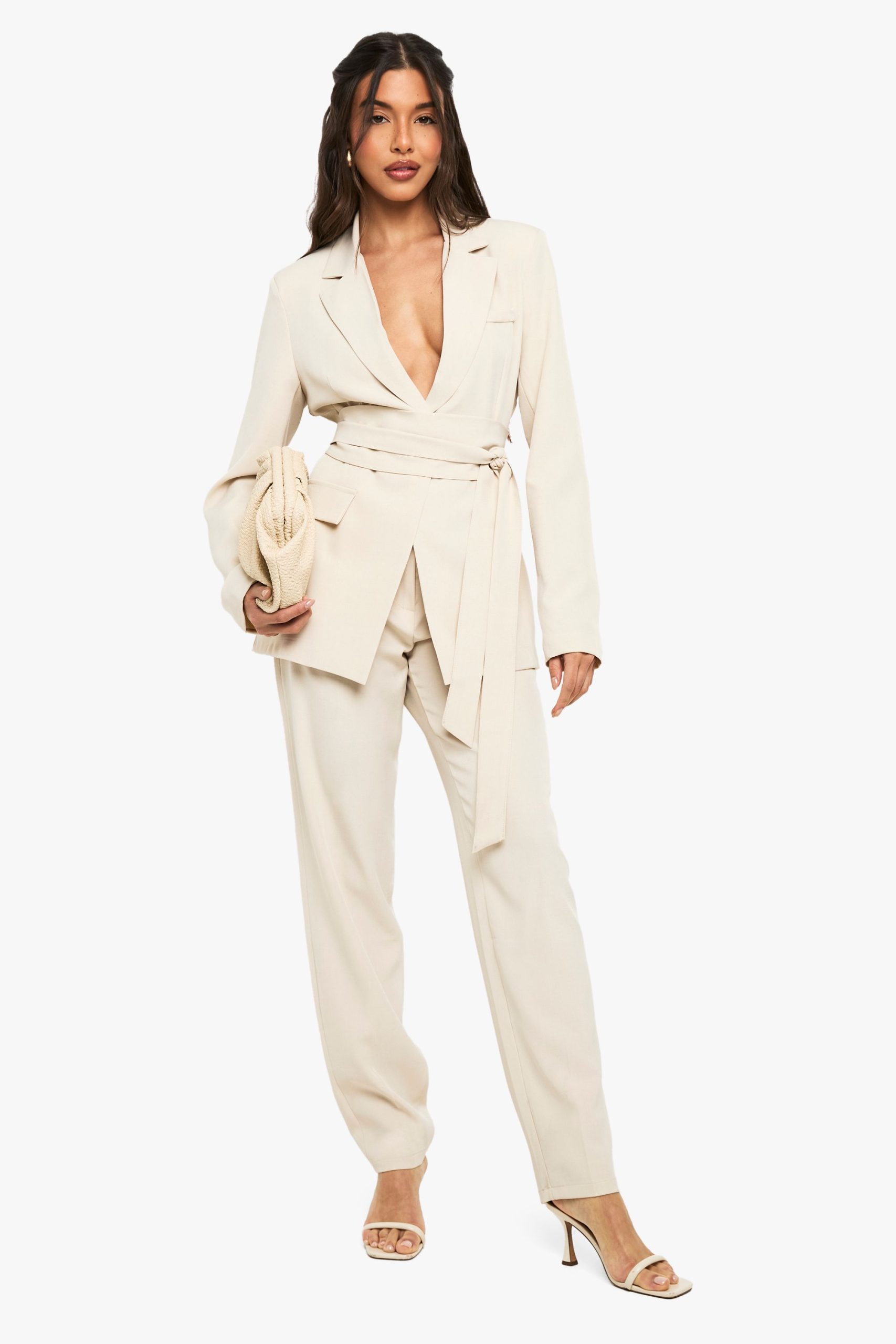 Obi Tie Waist Blazer - Image 3
