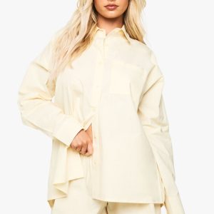 Cotton Poplin Oversized Shirt