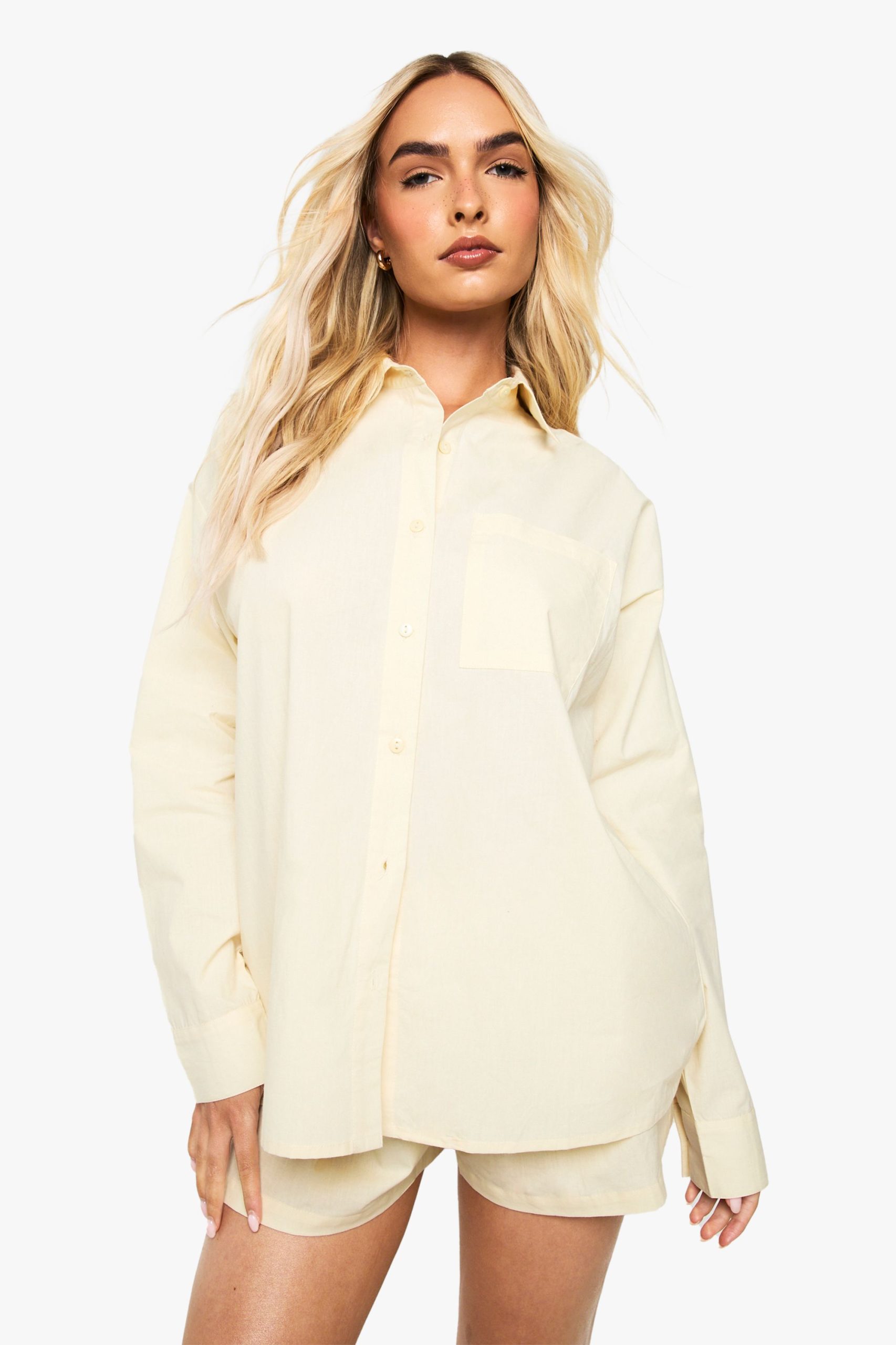 Cotton Poplin Oversized Shirt - Image 4