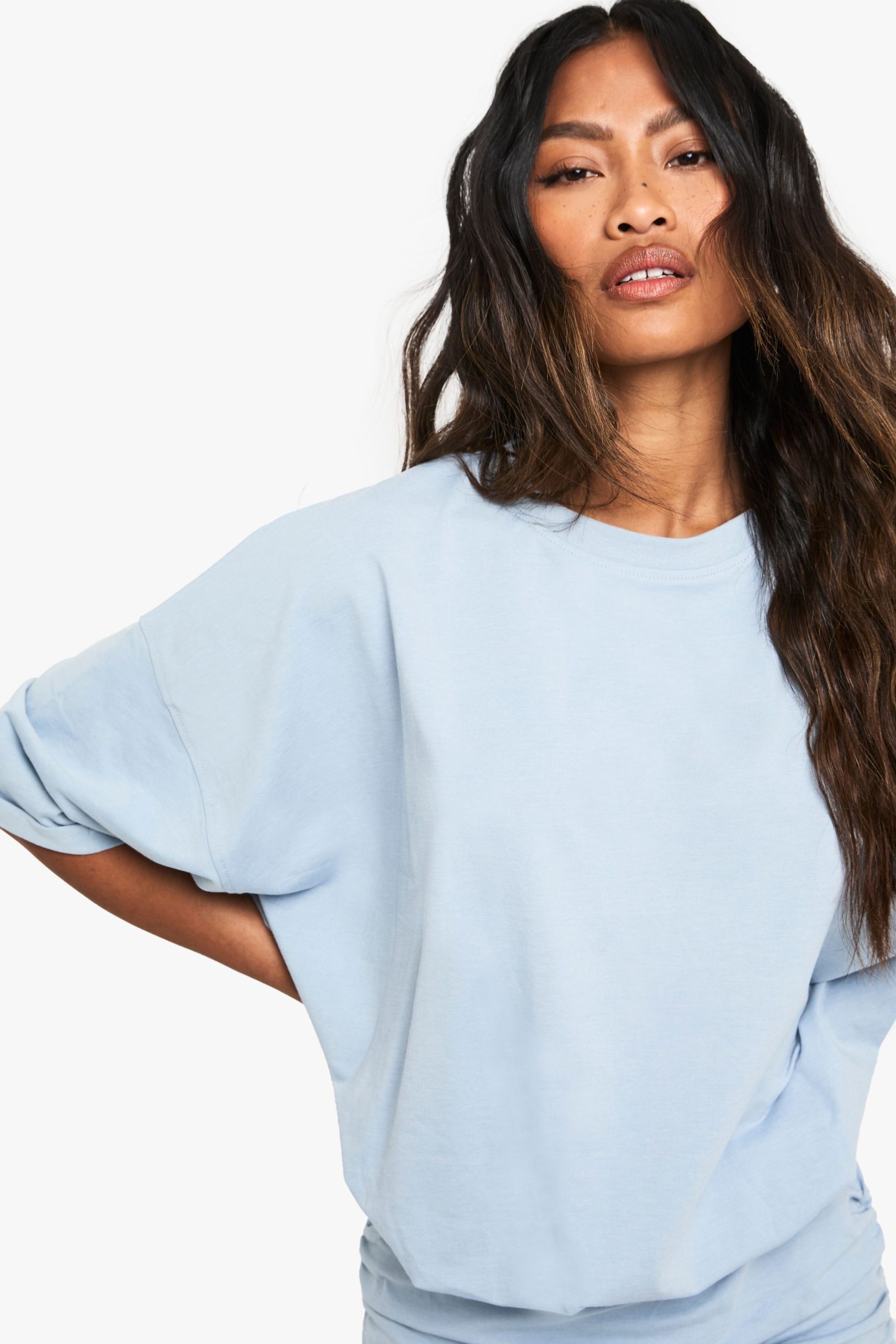 Ruched T-shirt Mini Dress - Image 4