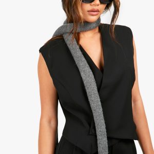 Asymmetric Button Front Waistcoat
