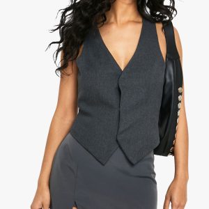 Split Hem Mini Skort