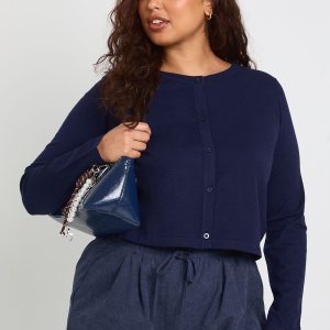 Plus Long Sleeve Knit Rib Top