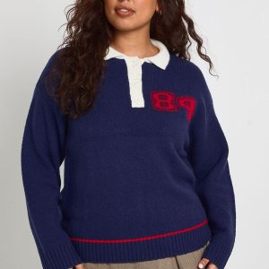Plus Polo Knit 84 Jumper