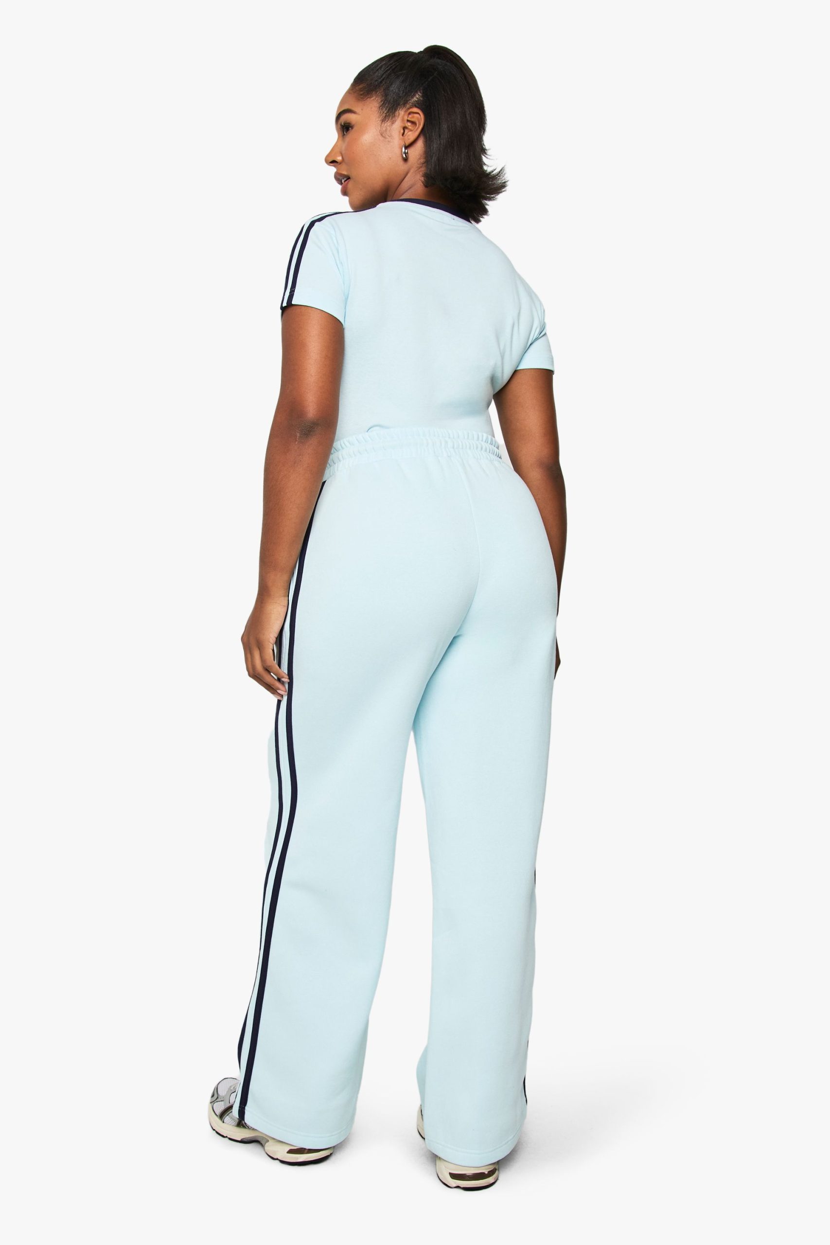 Plus Side Stripe Wide Leg Jogger - Image 2