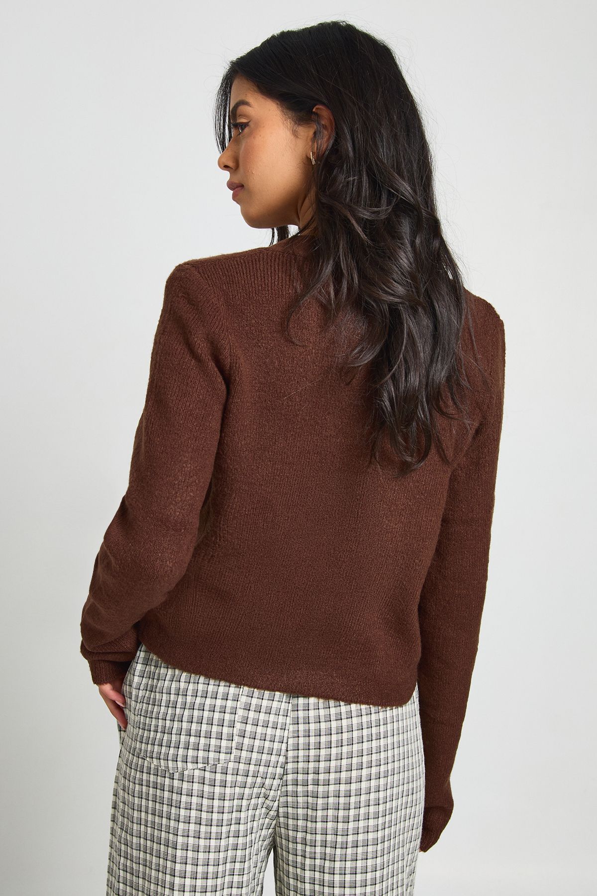 Asymmetric Knit Cardigan - Image 2