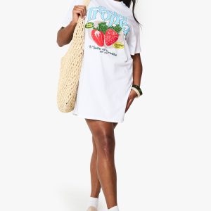 Plus Saint Tropez Oversized T-Shirt Dress