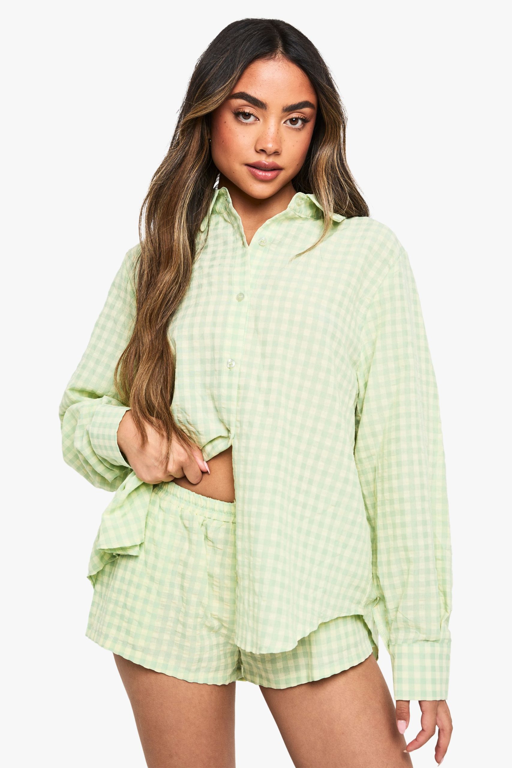 Gingham Shorts