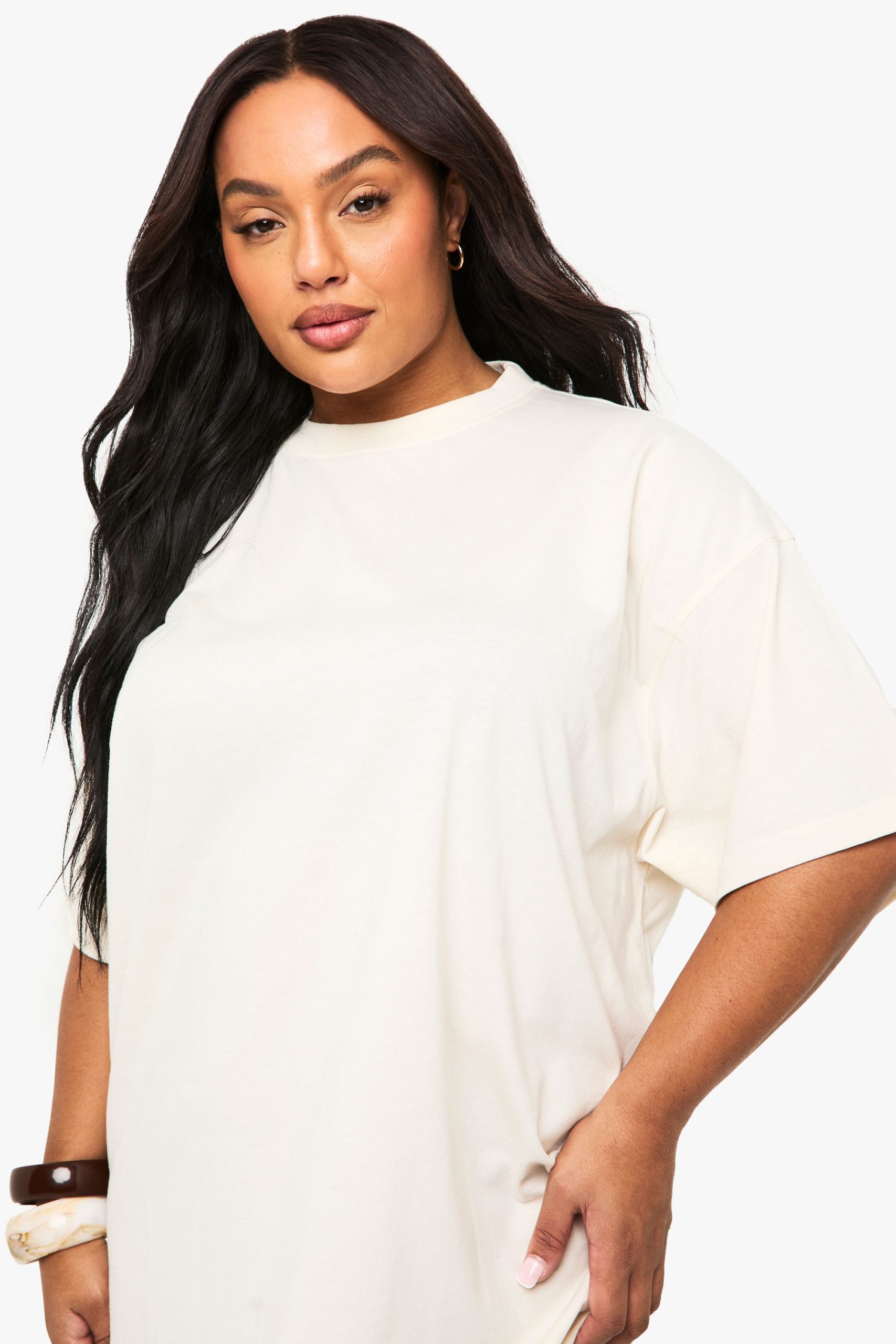 Plus Oversized Midi T-Shirt Dress - Image 4