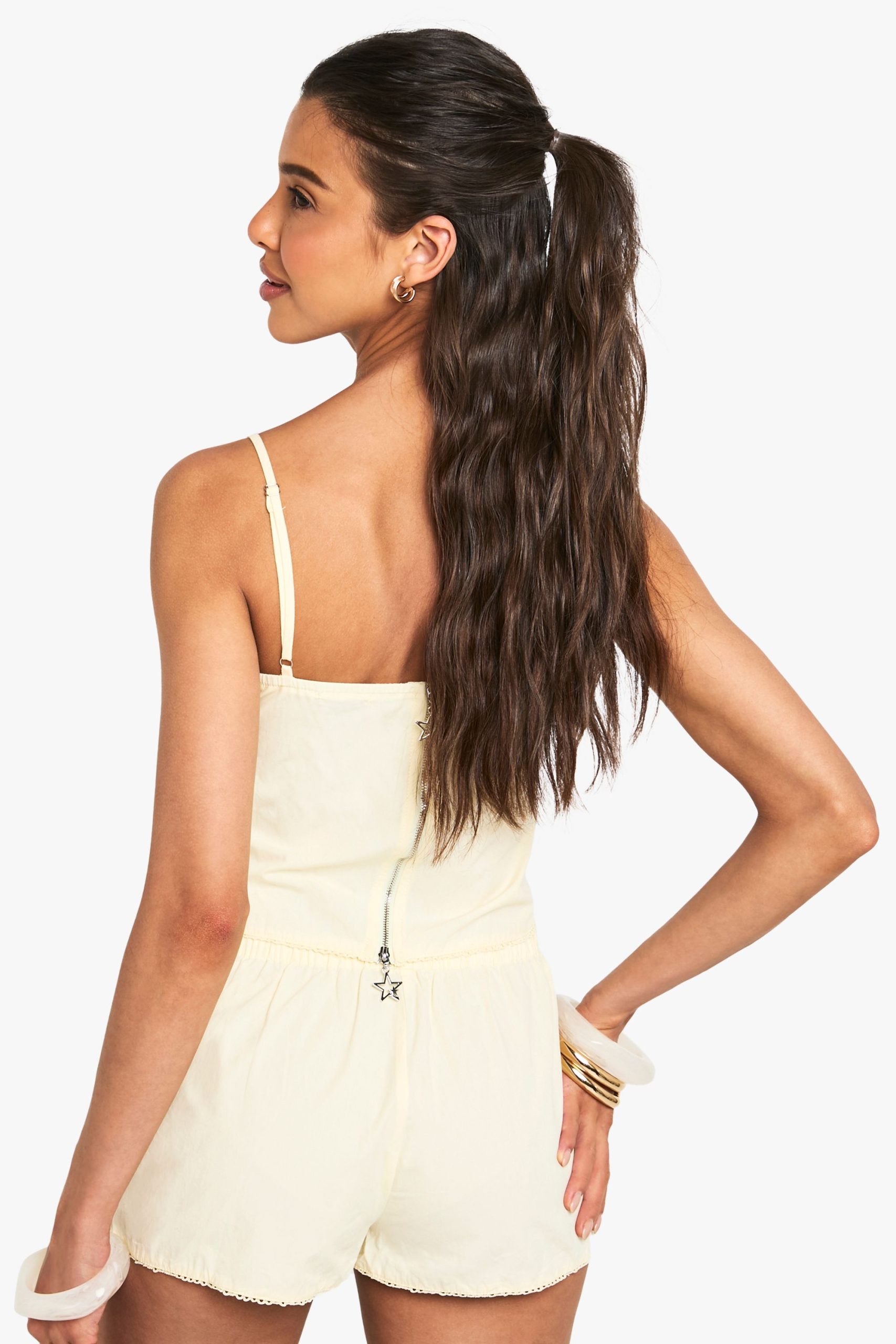 Button Detail Shorts - Image 2