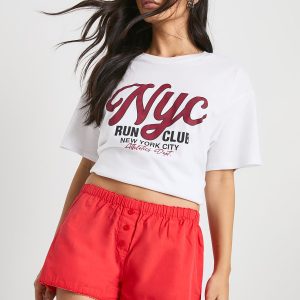 Button Detail Shorts