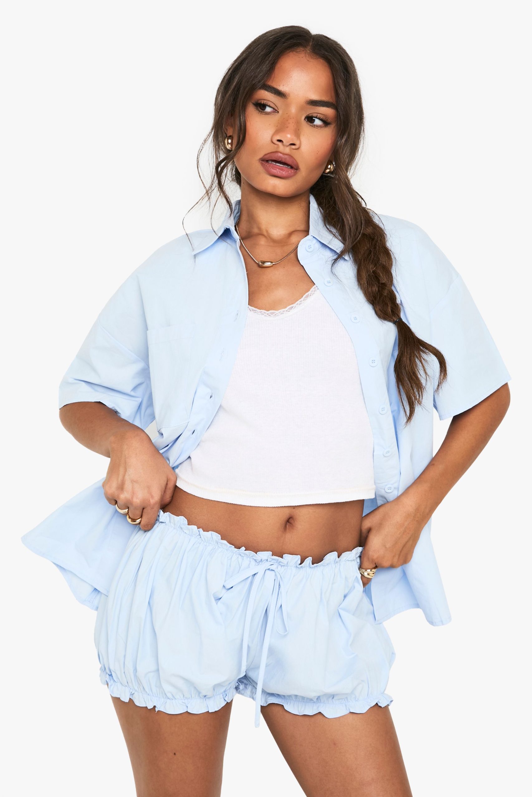 Drawstring Waist Bloomers
