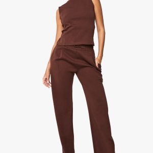 Interlock Front Seam Detail Straight Leg Jogger