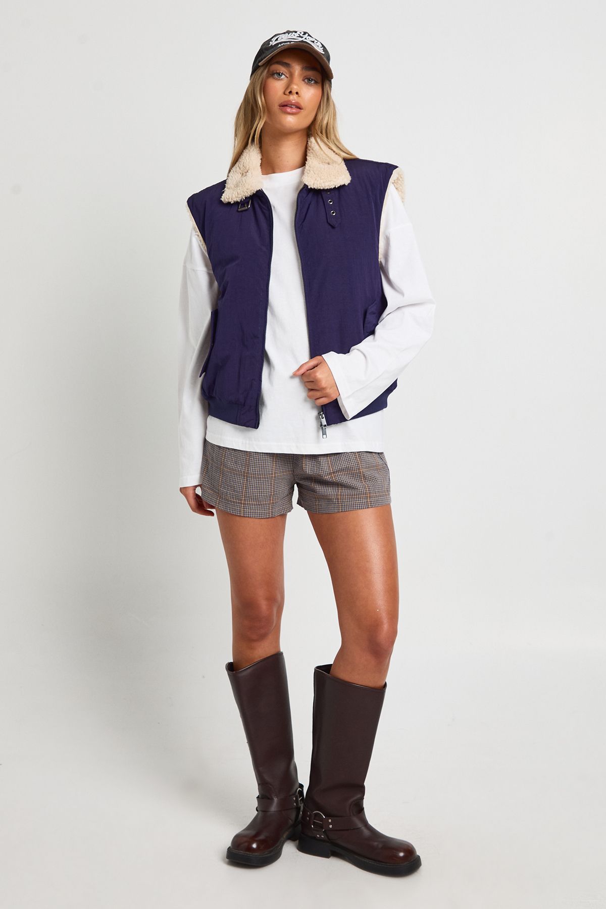 Faux Fur Lined Gilet