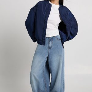 Oversized Bomber Jacket