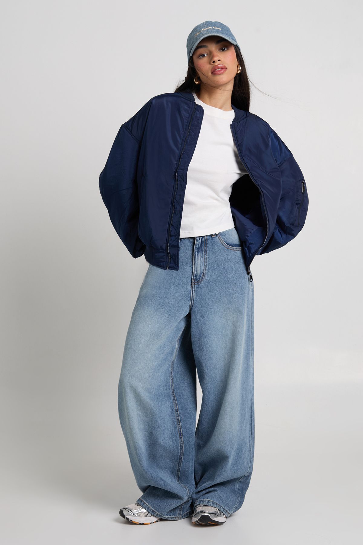 Oversized Bomber Jacket