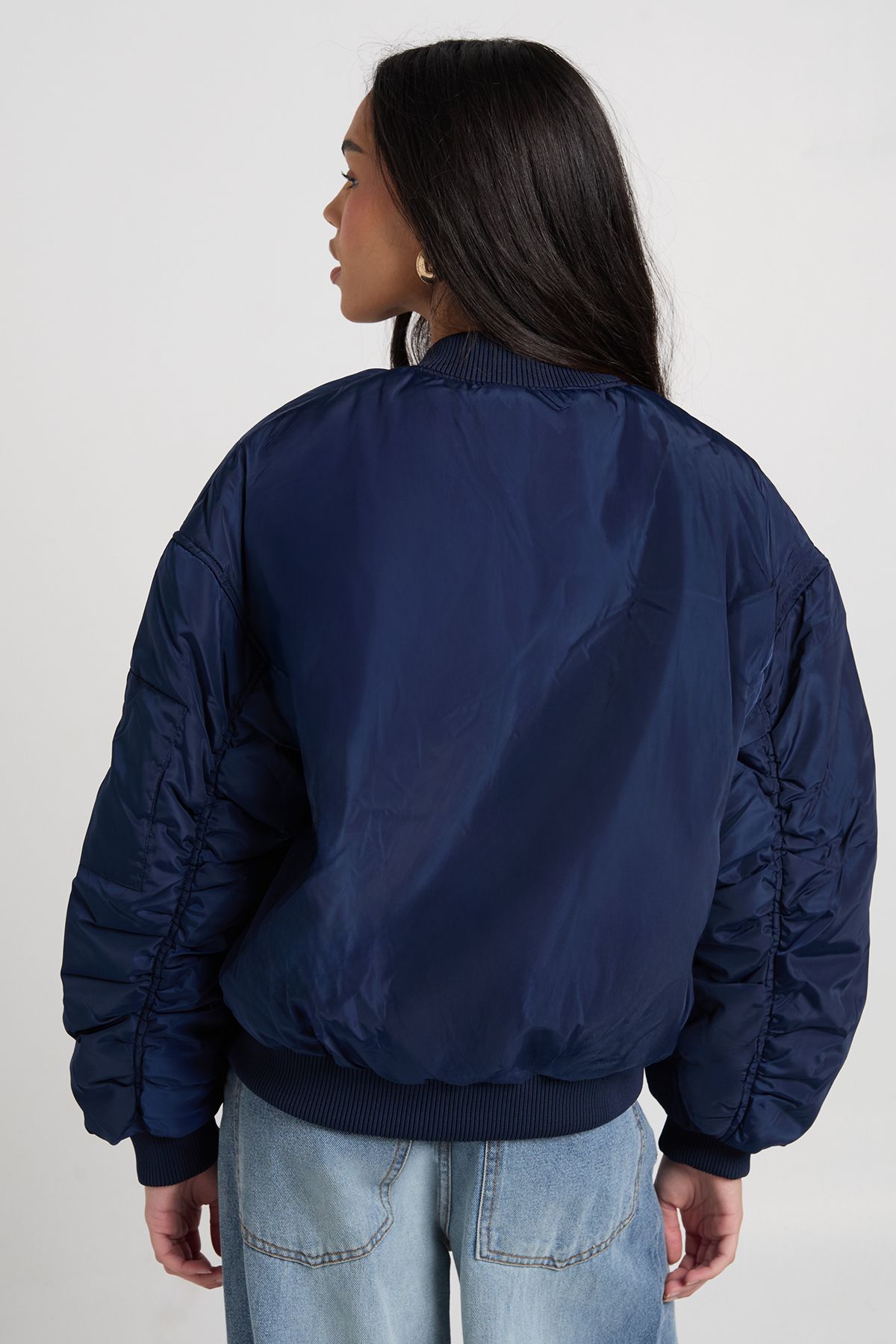 Oversized Bomber Jacket - Image 2