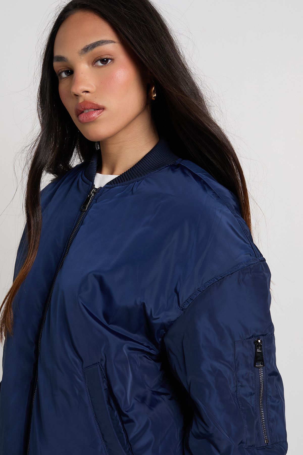 Oversized Bomber Jacket - Image 4