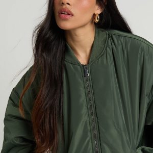 Oversized Bomber Jacket
