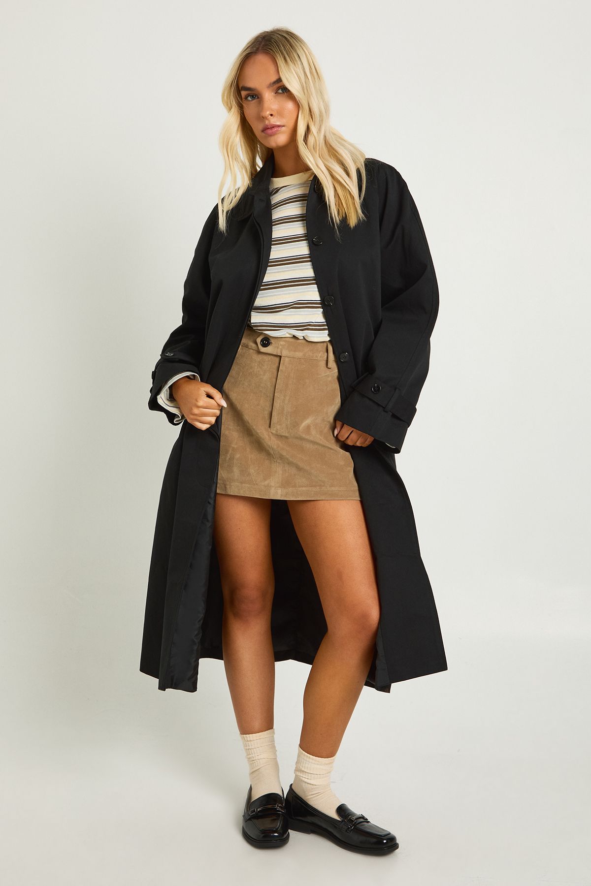 Belted Trench Coat - Image 3