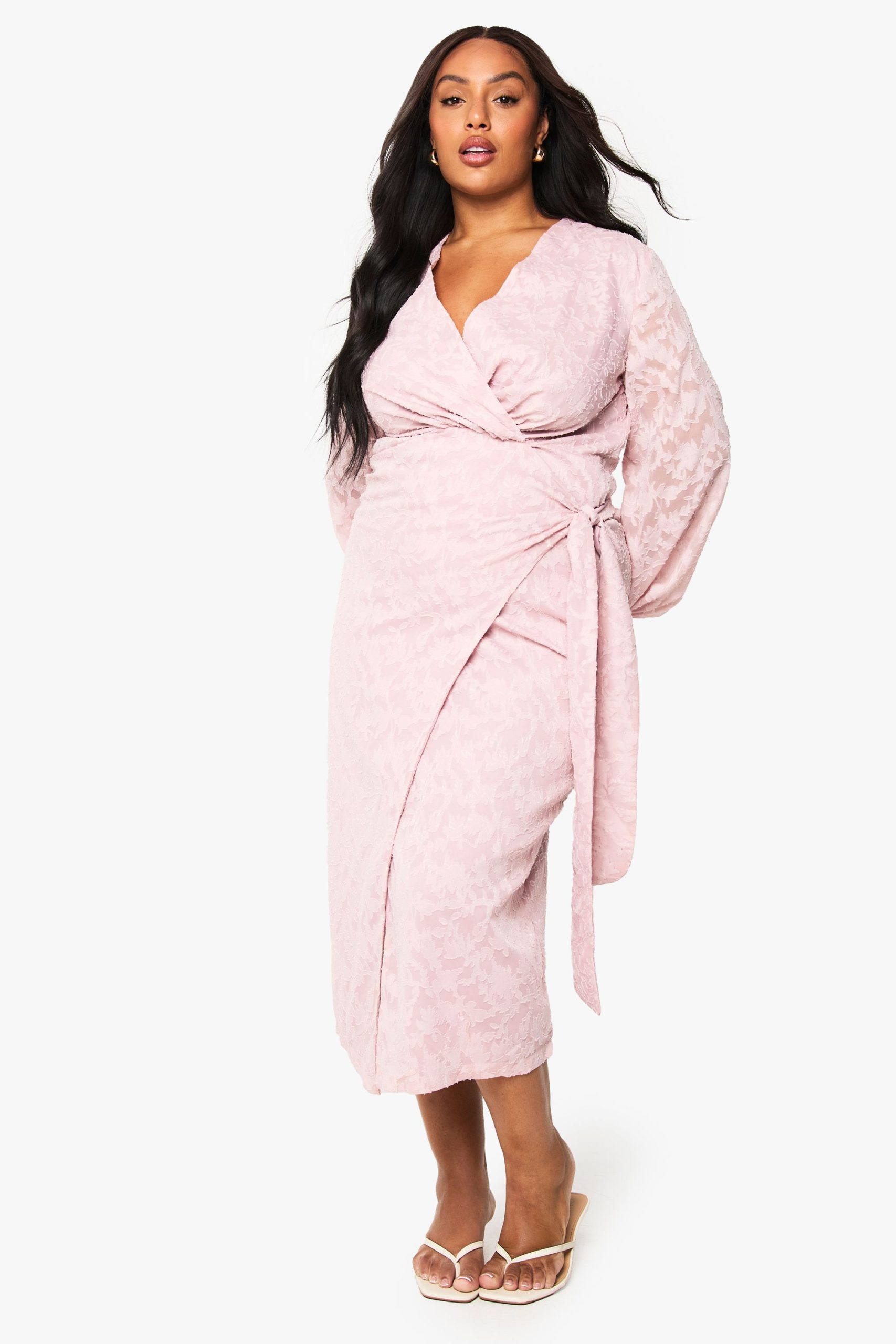 Plus Devore Midaxi Dress - Image 3