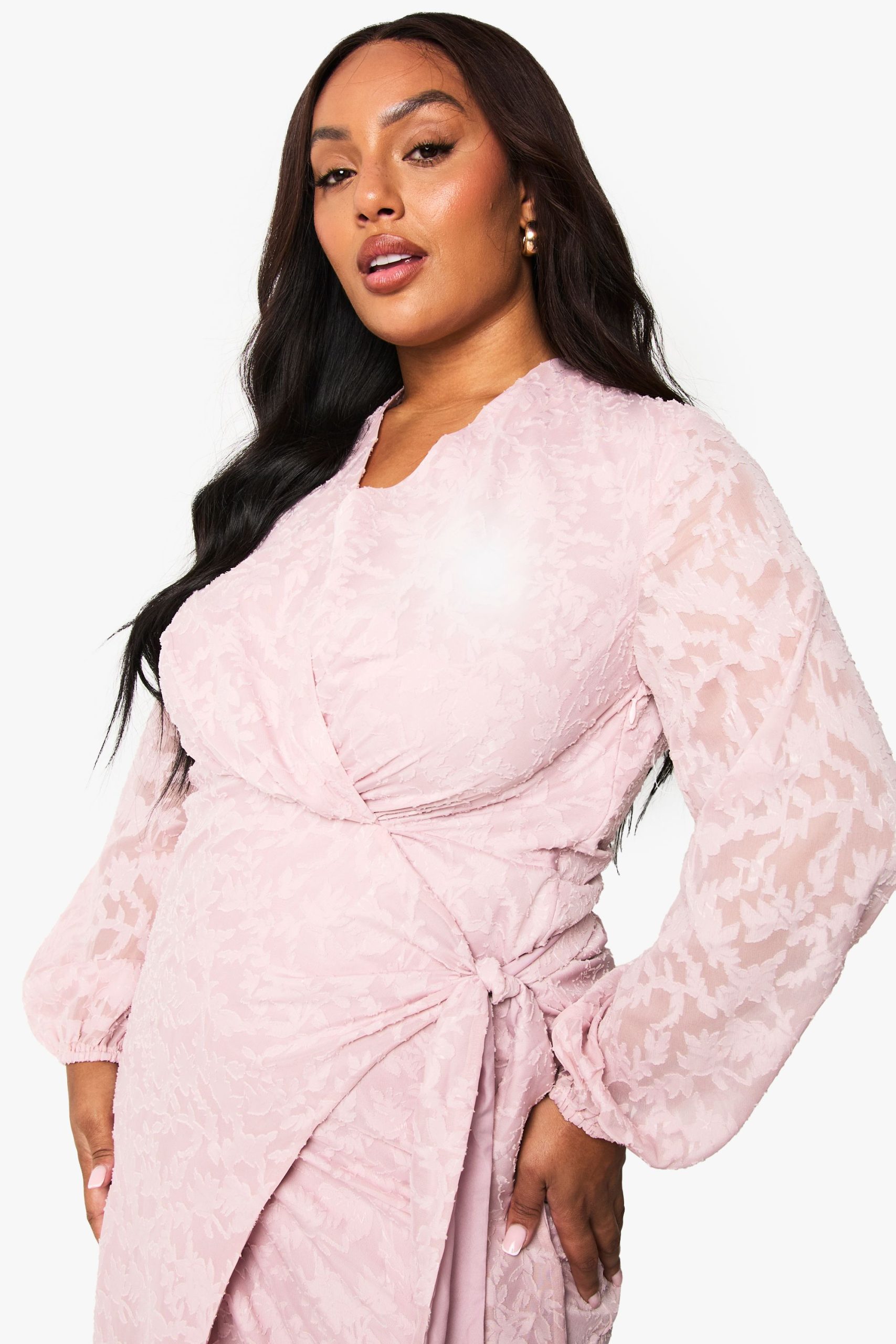 Plus Devore Midaxi Dress - Image 4