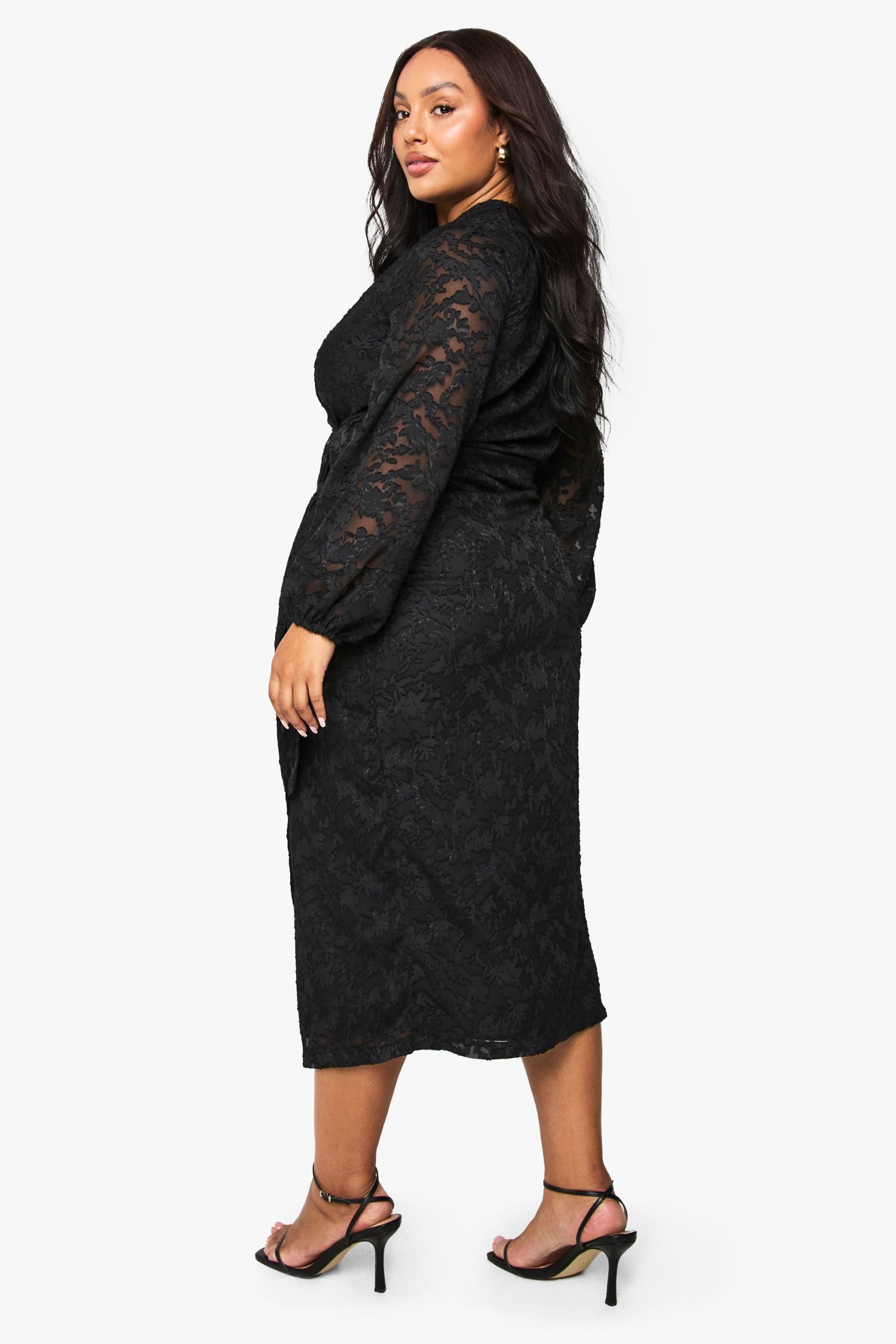 Plus Devore Midaxi Dress - Image 2