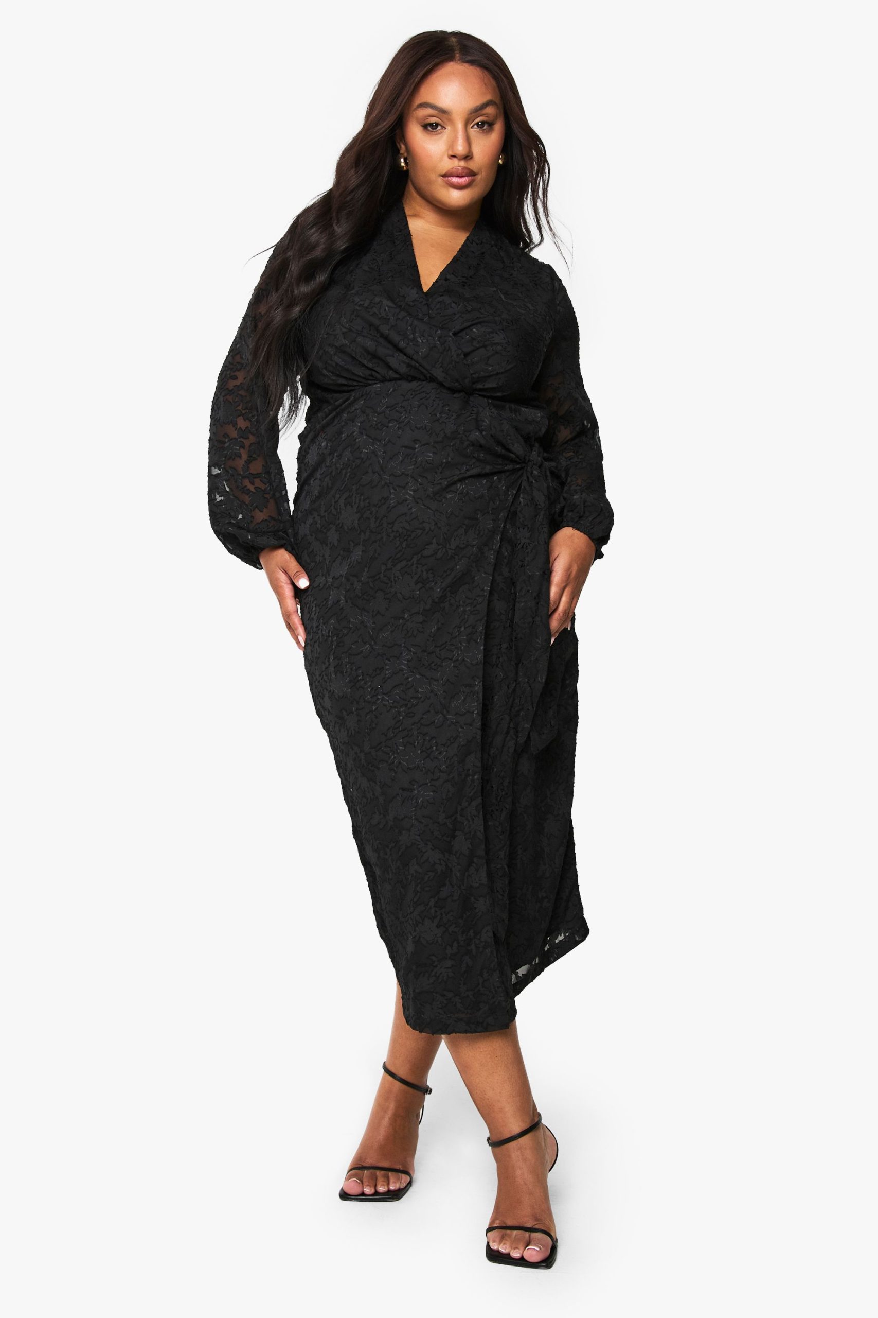 Plus Devore Midaxi Dress - Image 3