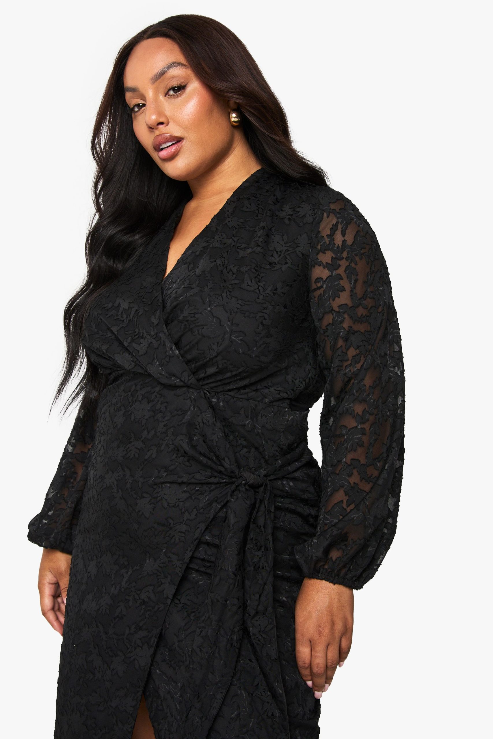 Plus Devore Midaxi Dress - Image 4